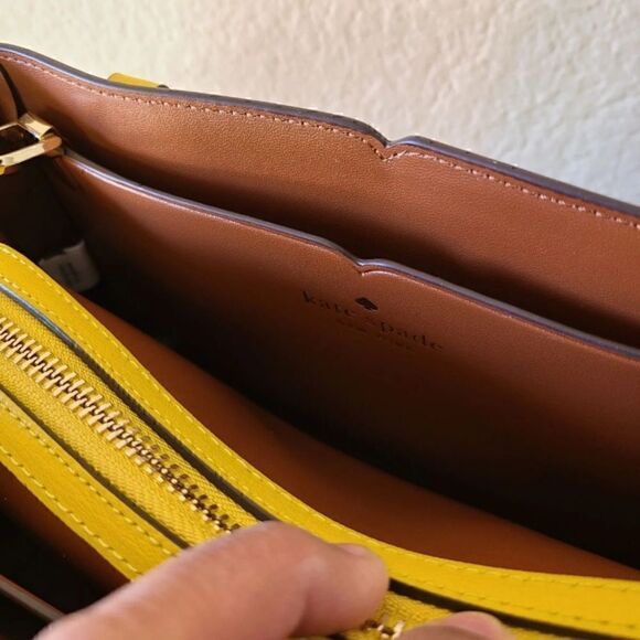 KATE SPADE TIPPY SMALL LEATHER SATCHEL BAG NWT - Picture 9 of 16
